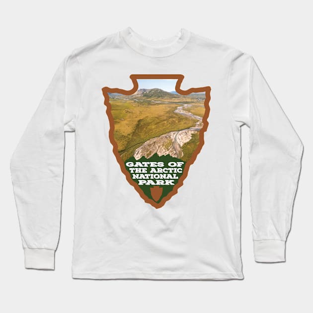 Gates of the Arctic National Park & Preserve arrowhead Long Sleeve T-Shirt by nylebuss